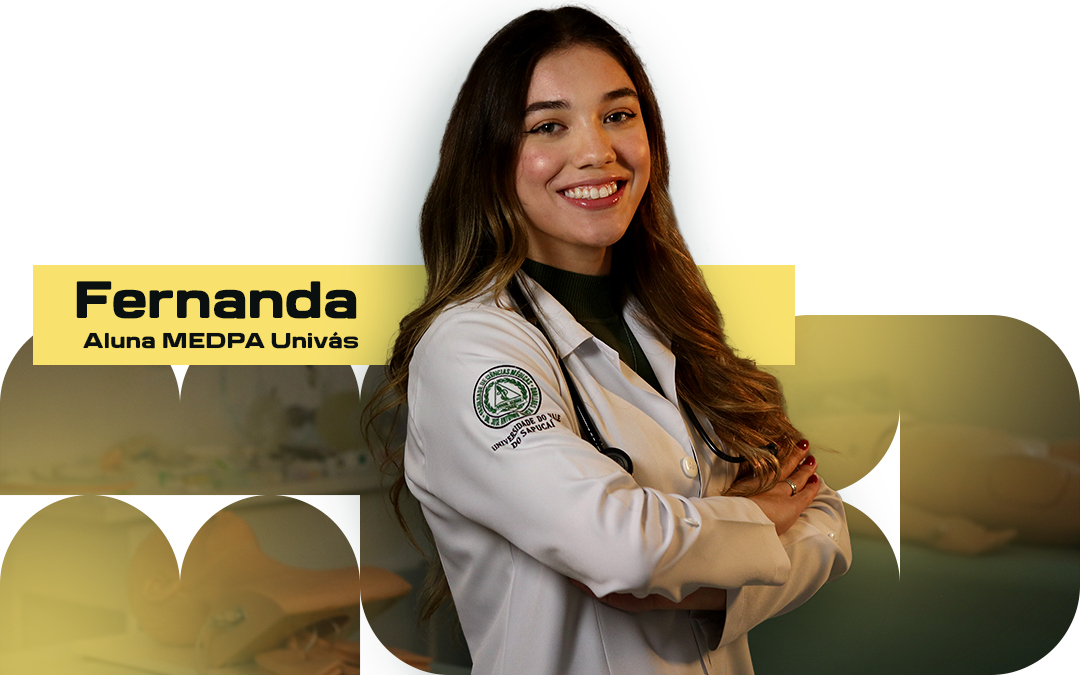 Fernanda, aluna de Medicina